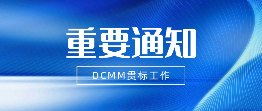 關于進一步做好DCMM貫標工作的通知